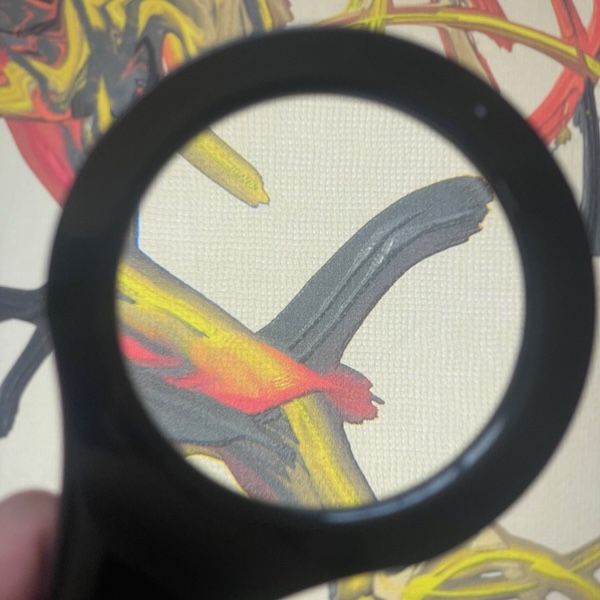 Zoom on painting