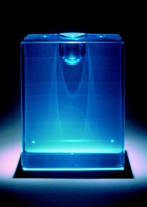 Glass sculpture